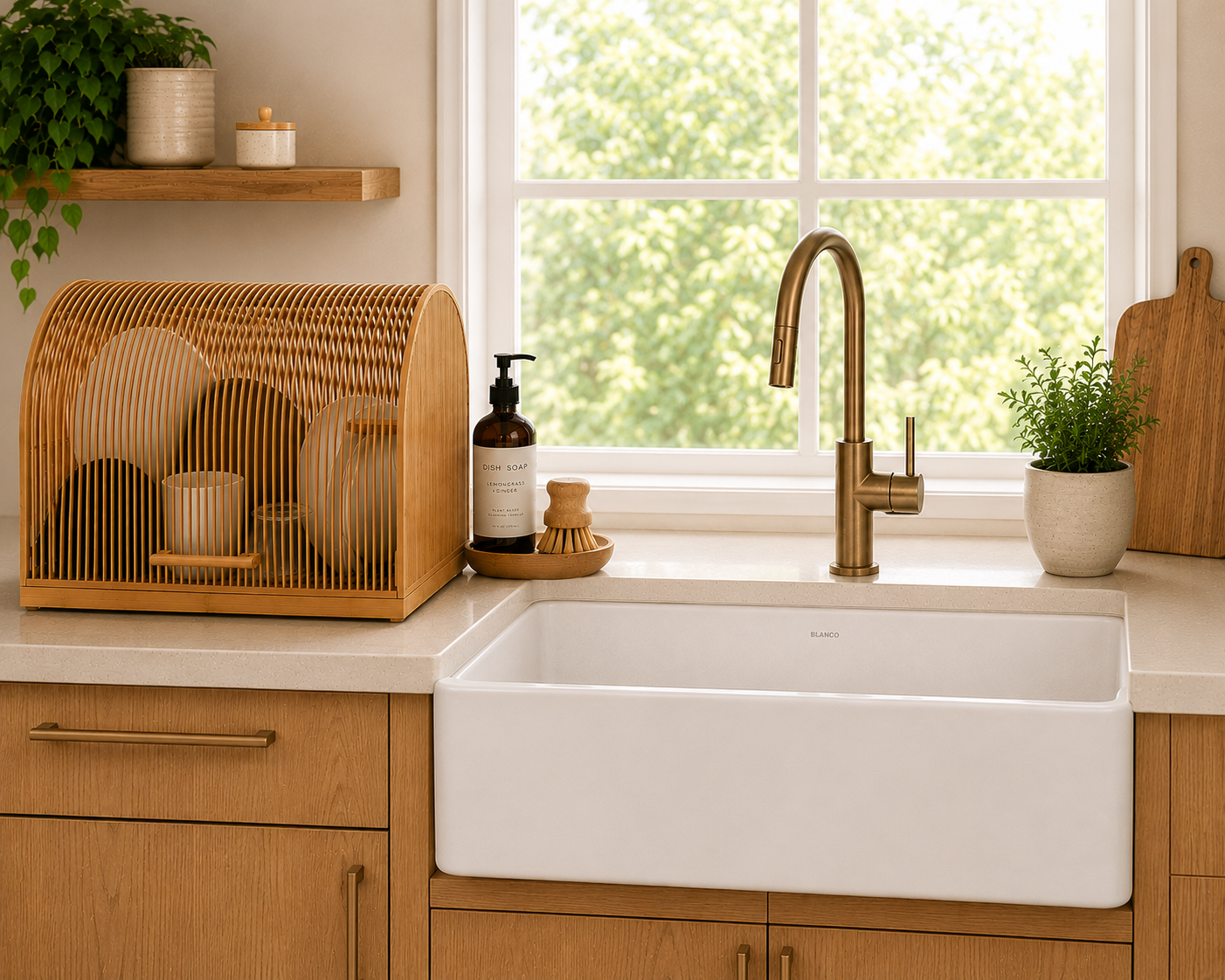 The Dishappear™ dish drying rack