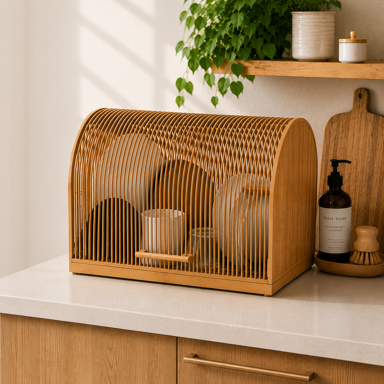 The Dishappear™ in bamboo